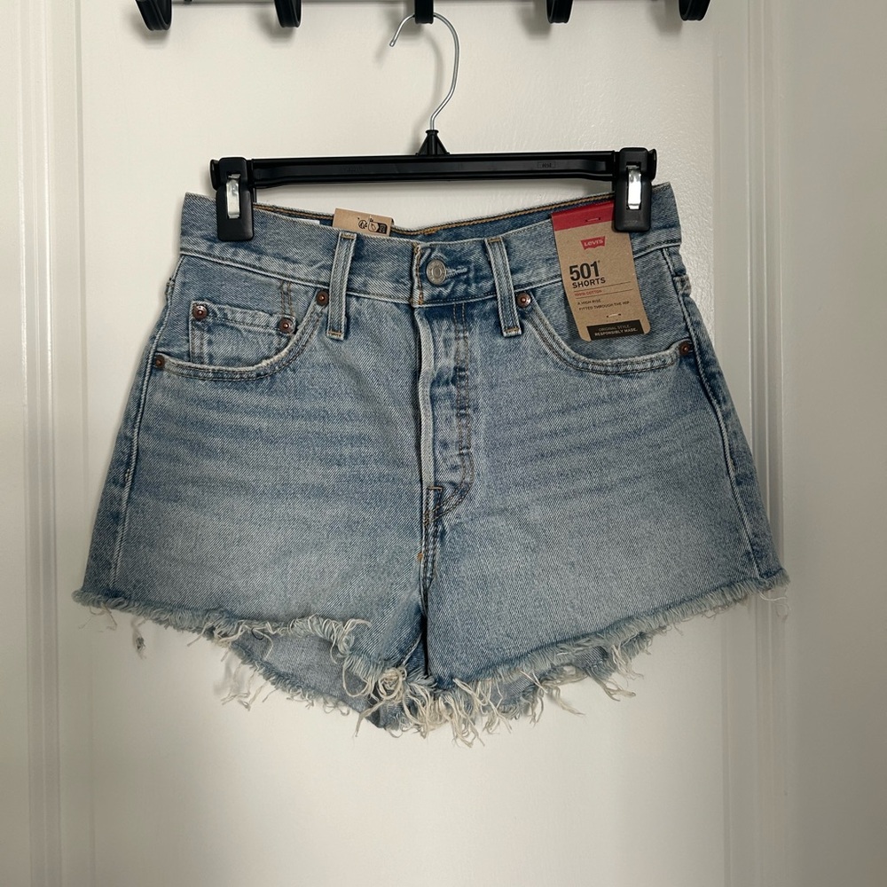 NWT Levi’s 501 High Rise Short Micro Vibes Size 25
